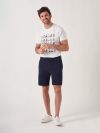 Swan NAVY Chino Shorts | Quba & Co