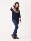 ladies jumper, womens jumper, knitwear, ladies knitwear, fair isle jumper, christmas jumper