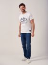 Taos WHITE Logo T-Shirt | Quba & Co