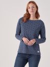 Taryn BLUE Long Sleeve T-shirt | Quba & Co
