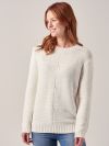 Teresa CLOUD WHITE Panel Jumper | Quba & Co