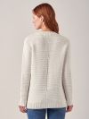 Teresa CLOUD WHITE Panel Jumper | Quba & Co