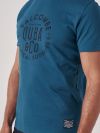 Terrace BLUE Printed T-Shirt | Quba & Co