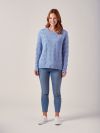 Theodora PASTEL BLUE Cable Jumper | Quba & Co