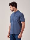 Thornton BLUE Pique T-Shirt | Quba & Co