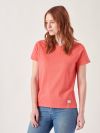 Tonya RED Textured T-Shirt | Quba & Co