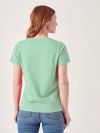 Tonya GREEN Textured T-Shirt | Quba & Co