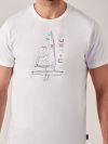 Trafalgar WHITE Graphic T-Shirt | Quba & Co
