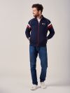 Trey NAVY X-Series Zip Sweatshirt | Quba & Co