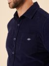 corduroy, cord, shirt, smart, casual, navy, ribbed, pocket, autumn, winter, mens
