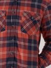 Twillingate ORANGE Check Shacket | Quba & Co