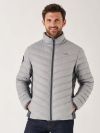 mens jacket, mens uld jacket, mens uld, uld, grey jacket, mens grey jacket, mens grey coat, mens padded jacket, mens grey padded coat, pack away, gift for men