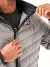 mens jacket, mens uld jacket, mens uld, uld, grey jacket, mens grey jacket, mens grey coat, mens padded jacket, mens grey padded coat, pack away, gift for men