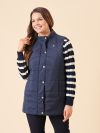 gilet, ladies gilet, womens gilet, body warmer, womens navy gilet, ladies borg gilet, borg gilet, womens borg gilet, 