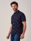 Walt NAVY Poplin Shirt | Quba & Co