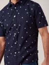 Walt NAVY Poplin Shirt | Quba & Co