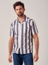 Warwick NAVY Stripe Shirt | Quba & Co