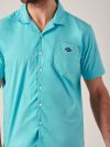 Westcoast AQUA GREEN Short Sleeve Shirt | Quba & Co