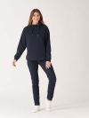 ladies hoodie, ladies navy hoodie, womens hoodie, womens navy hoodie, ladies winterwear, ladies hooded sweatshirt, 