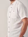 Windsor WHITE Linen Shirt | Quba & Co