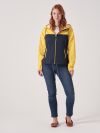 Wisteria X-Series NAVY YELLOW Showerproof Jacket | Quba & Co