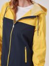 Wisteria X-Series NAVY YELLOW Showerproof Jacket | Quba & Co