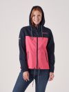 Wisteria X-Series PINK PEACH NAVY Showerproof Jacket | Quba & Co