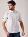 Woodfin WHITE Short Sleeve Shirt | Quba & Co