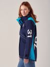 Ladies NAVY AQUA New X10 Heritage Waterproof Jacket | Quba & Co