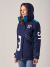 Ladies NAVY AQUA New X10 Heritage Waterproof Jacket | Quba & Co