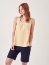 Zelda MELON ORANGE Tie Back Vest Top | Quba & Co
